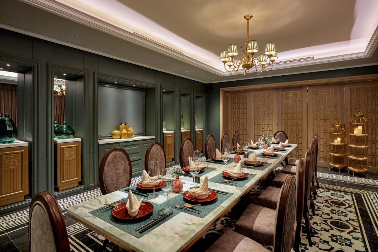 橄榄石豪华精品大酒店 河内 外观 照片 Private dining room at the restaurant