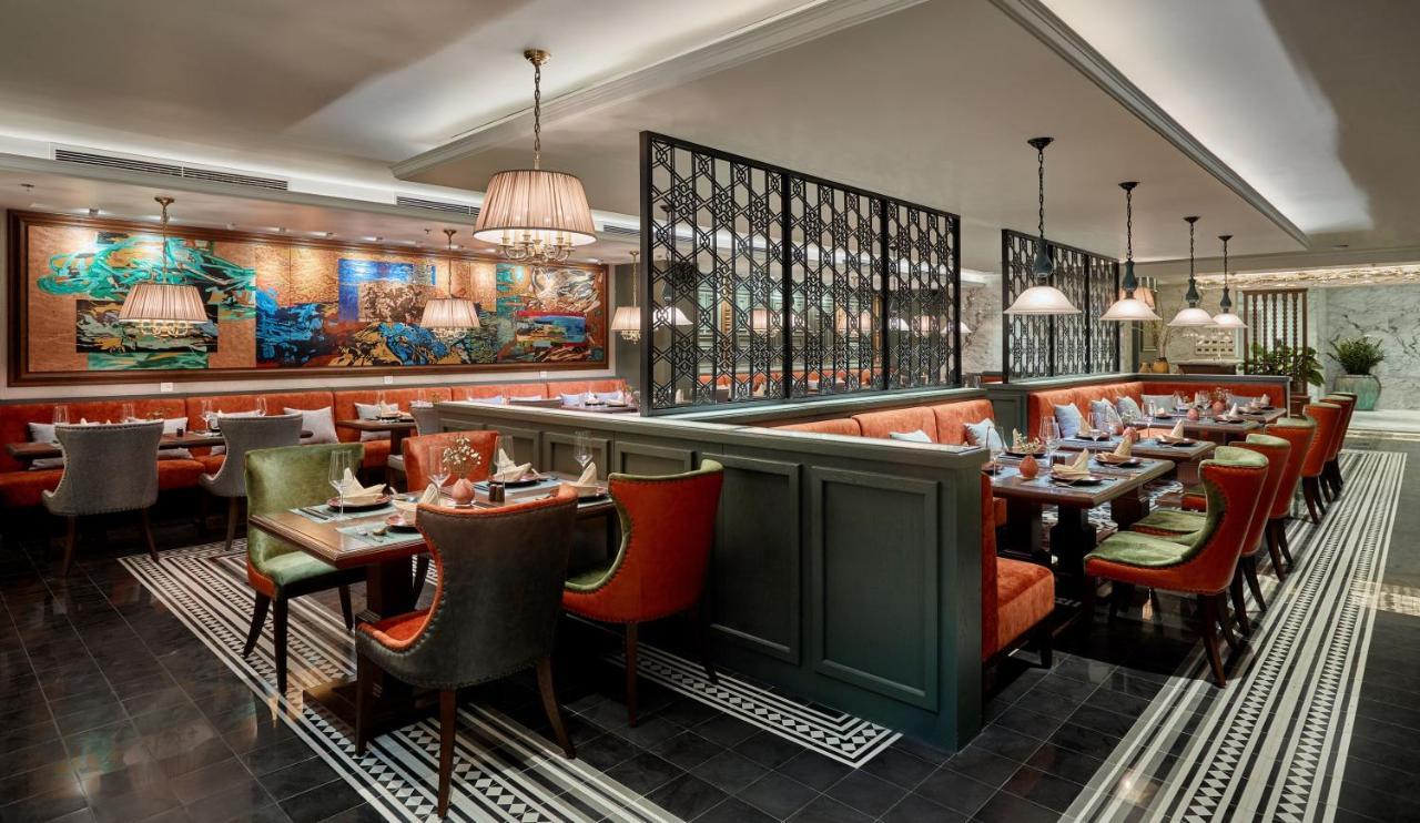 橄榄石豪华精品大酒店 河内 外观 照片 Interior of the restaurant