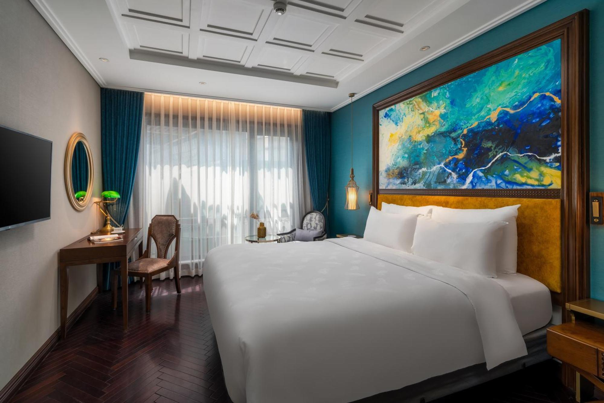 橄榄石豪华精品大酒店 河内 外观 照片 Deluxe Room